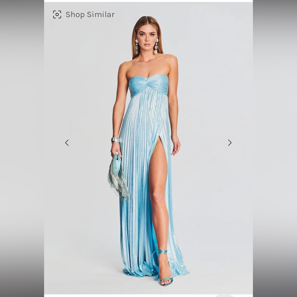 NWT - Retrofete Zoa Dress - Blue Silver
